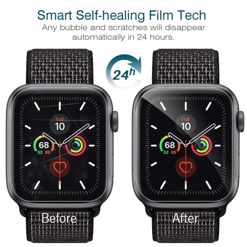 LK 6 Pack Screen Protector for Apple Watch 44mm Series 4/5 / 6 / SE,