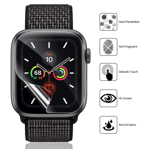 LK 6 Pack Screen Protector for Apple Watch 44mm Series 4/5 / 6 / SE,