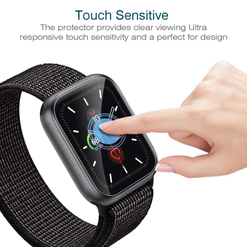 LK 6 Pack Screen Protector for Apple Watch 44mm Series 4/5 / 6 / SE,