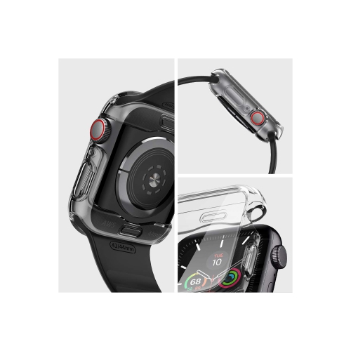 Étui hybride avec protecteur d'écran de Navor Ultra pour Apple Watch Series SE2/6/se/5/4 - transparent