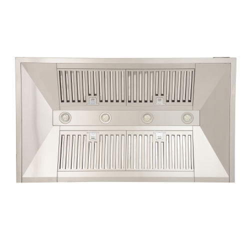 KUCHT Professional 48-inch 1200 CFM Ducted Wall Mount Range Hood in Stainless Steel