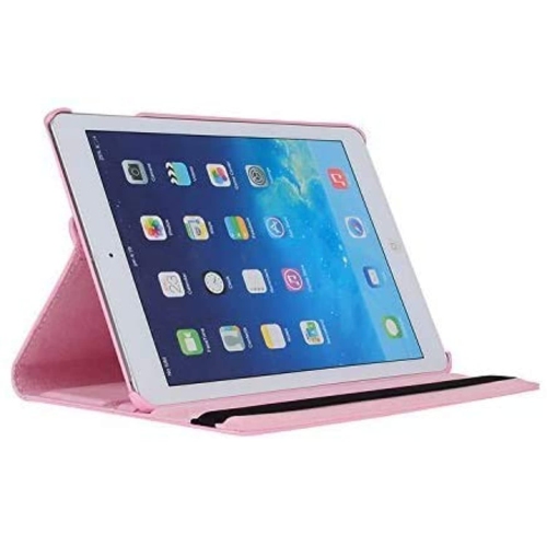 KEEGUARD 360 Degree Rotating Smart Auto Sleep-Wake PU Leather Case Cover for Apple iPad Mini 2 / Mini 3 [7.9 inch] Light Pink