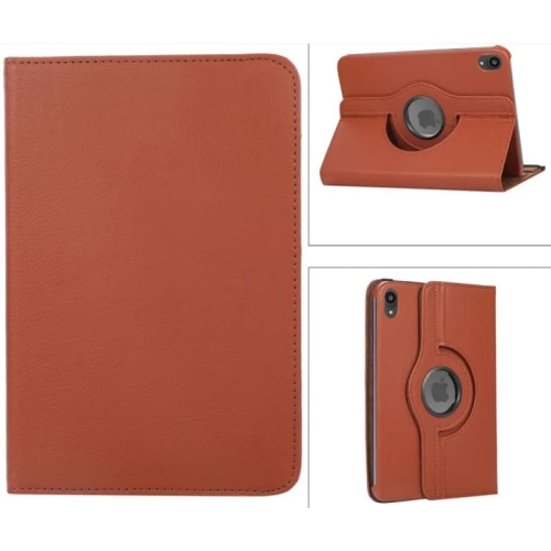 Brown Leather Smart Rotating Case for iPad Mini 4 / 5