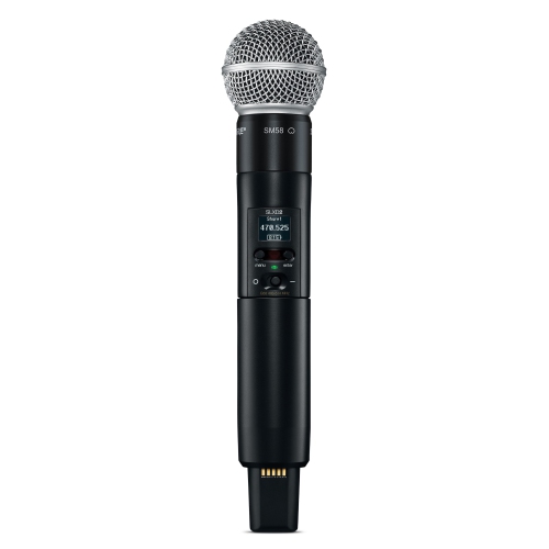 Shure SLXD24D/SM58 Dual Wireless System with 2 SLXD2/58 Handheld Transmitters - G58