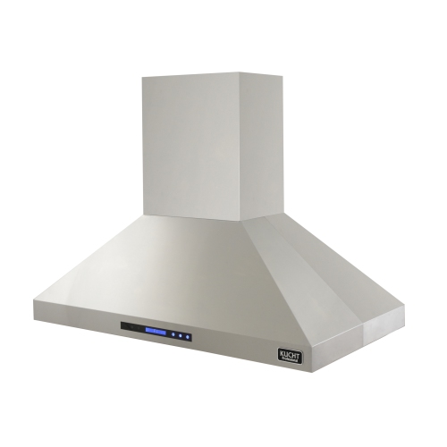 KUCHT Professional 48-inch Island Mounted Range Hood 900CFM in Stainless Steel