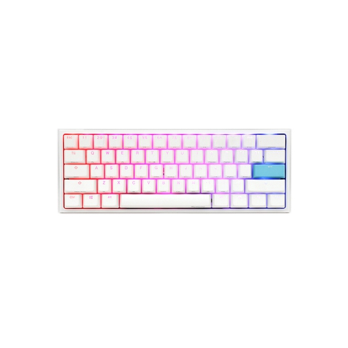 Ducky ONE 2 White Mini V2 Mechanical RGB Keyboard MX Sil Red