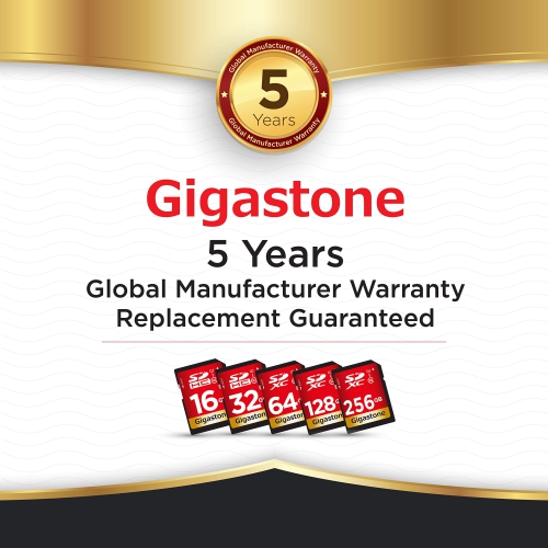 Gigastone 128GB SD Card UHS-I U1 Class 10 SDXC Memory Card High Speed Full HD Video Canon Nikon Sony Pentax Kodak Olympus