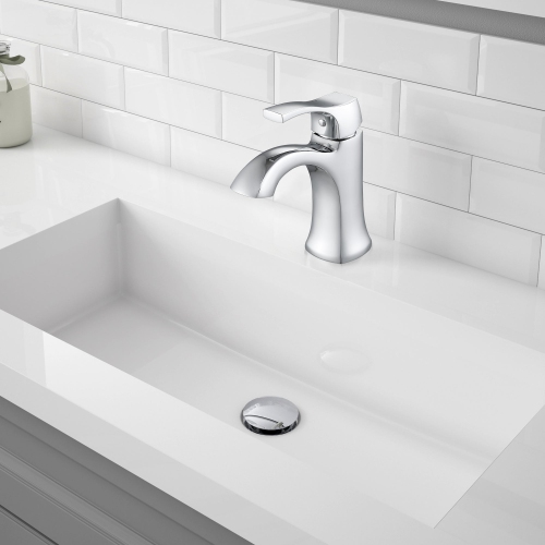 Ancona Morgan Series Single Lever Bathroom Faucet in Chrome