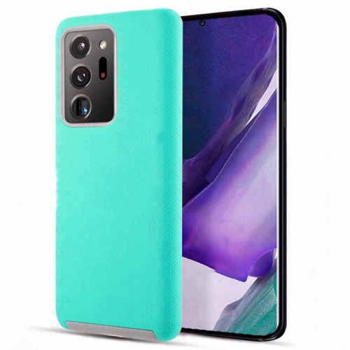 Étuis Coque en PC rigide hybride ajustée et résistante aux chocs et aux rayures pour Samsung Galaxy Note 20, menthe