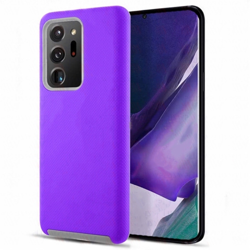 Étuis Coque rigide hybride et ajustée pour PC, antichoc et résistante aux rayures pour Samsung Galaxy Note 20, violet