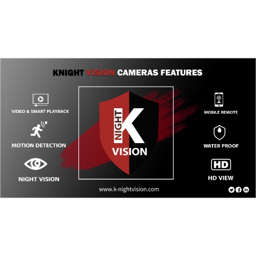 KNIGHT VISION 4x3MP Bullet Combo 4 Ch NVR IP68 comes in White