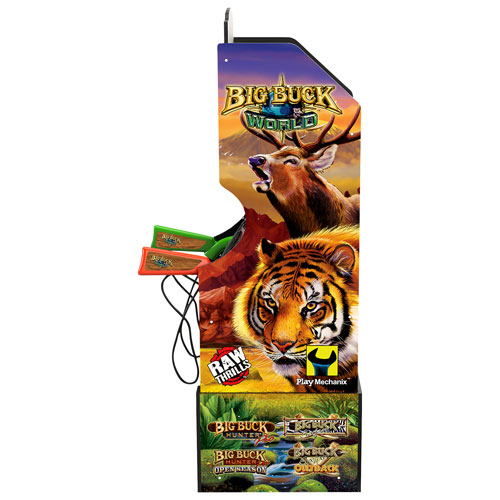 Borne d'arcade Big Buck Hunter avec base et 2 fusils d'Arcade1Up