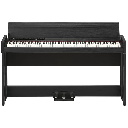 Piano numérique à 88 touches lestées à marteaux C1 Air de Korg avec support - Noir