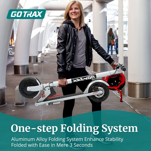 Scooter électrique GOTRAX 2020 XR ULTRA, batterie longue portée de 12 milles, jusqu'à 15,5 mi / h, scooter électrique de banlieue adulte ultra-léger