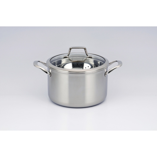 KUCHT Professional 3-Ply Stainless Steel 10 Piece Cookware Set