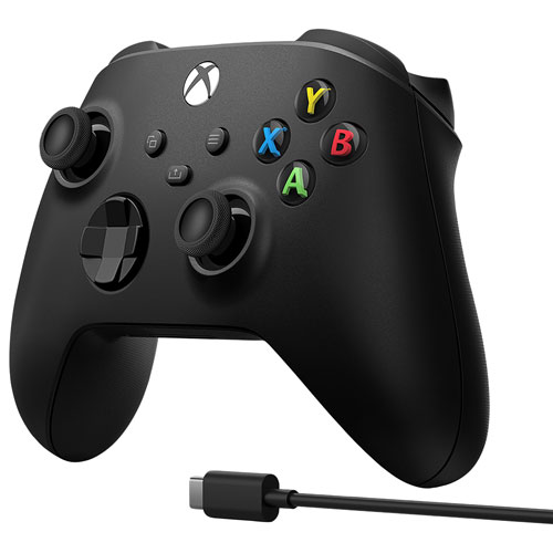 Xbox Wireless Controller (2020) with USB-C Cable - Carbon Black