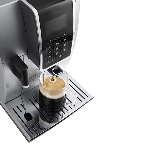 De'Longhi Dinamica Automatic Espresso Machine with LatteCrema Milk Frother - Stainless Steel