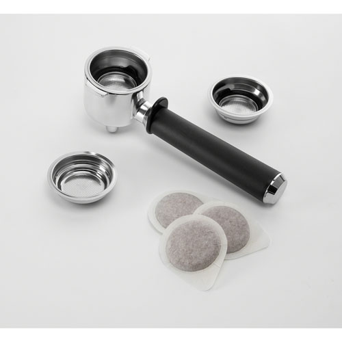 Machine à café et à espresso tout-en-un de De'Longhi - Noir/Acier inoxydable