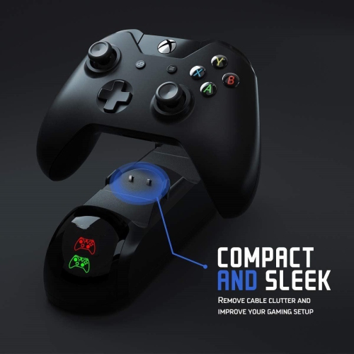 Charging Station for Xbox One with 2pcs 1200mAh Rechargeable Battery