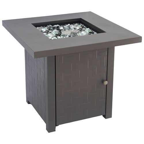 gymax fire pit table