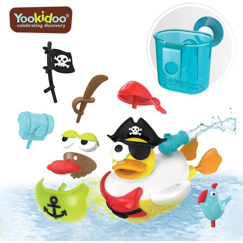 Yookidoo - Jet Duck Pirate Bath Toy