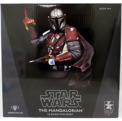 Star Wars The Mandalorian 6 Inch Bust Statue - Mandalorian MK1 Bust
