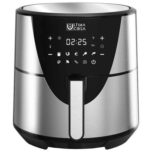Ultima Cosa Presto Luxe Grande Air Fryer - 8L/8.5Qt - Stainless Steel