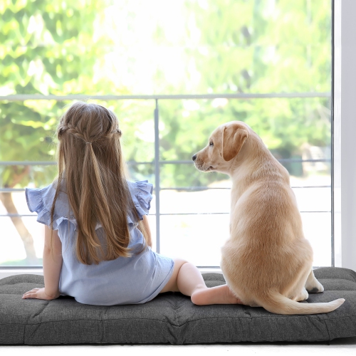 Fauteuil de plancher pliable à 14 positions Lazy de Costway pour le jeu