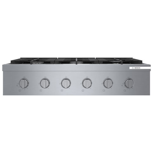 Bosch 36" 6-Burner Gas Cooktop (RGM8658UC) - Stainless Steel