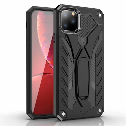 CSMART  【】 Shockproof Heavy Duty Rugged Defender Hard Case Kickstand Cover for Iphone 12 Mini (5.4") In Black