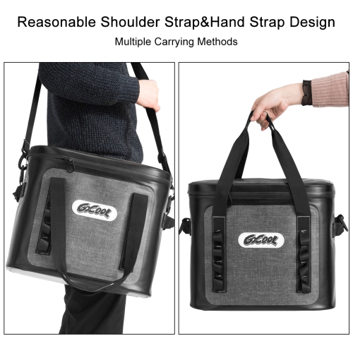 Costway 36 Cans Large Soft Pack Cooler Bag Insulated Water-Resistant For Picnic Camping