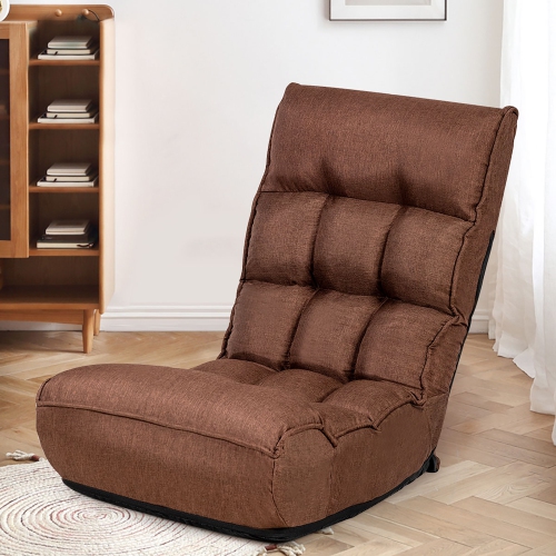 Fauteuil de sol 4 positions Costway