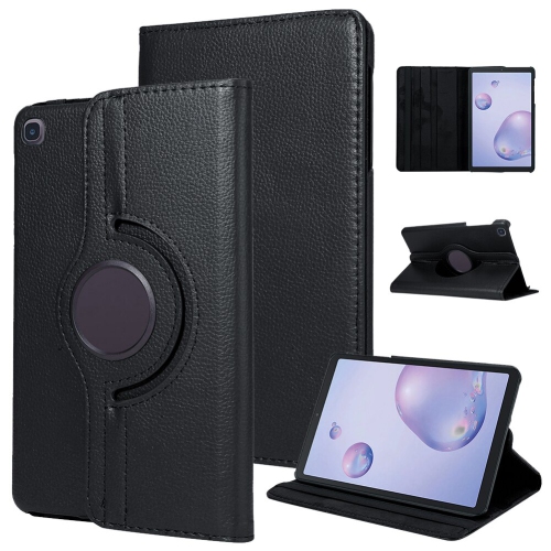 CC  Topsave 360 Rotating Pu Leather Stand Tablet Case for Tab A 8.4"(2020) T307 In Black