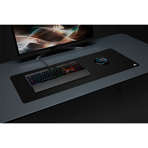 Corsair MM350 Pro Spill-Proof Cloth Gaming Mouse Pad - Extended XL - Black