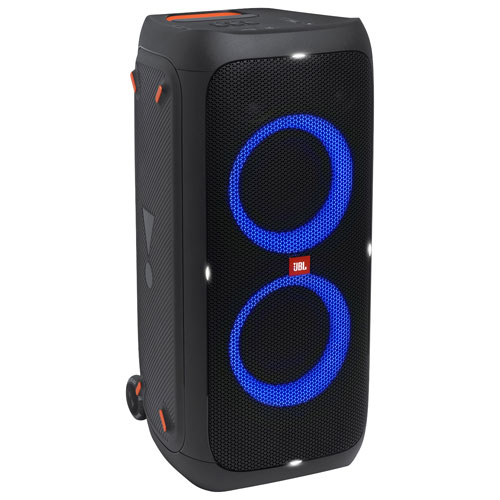 Haut-parleur sans fil Bluetooth résistant aux éclaboussures Partybox 310 de JBL - Noir