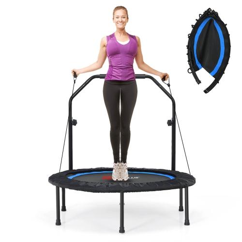 Upper Bounce Machrus Upper Bounce 36 in. Mini Rebounder Trampoline with  Durable Jumping Mat, Dual Foldable Workout Trampoline UBSF014F-36 - The  Home Depot