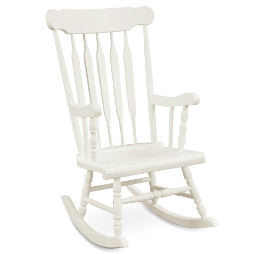 Costway Solid Wood Rocking Chair Porch, Wooden Outdoor Rocking Chairs Canada