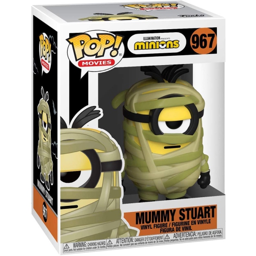 FUNKO  Pop Movies Minions 3.75 Inch Action Figure - Mummy Stuart #967