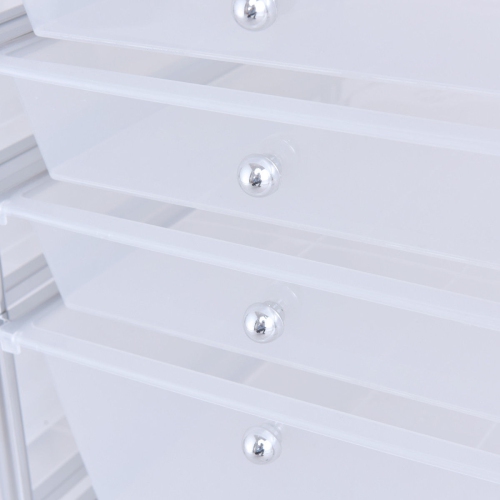 Costway 12 Drawer Rolling Storage Cart Scrapbook Paper Office School Organizer