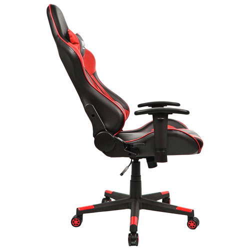 Naz Pro Ergonomic Faux Leather Gaming Chair - Red/Black