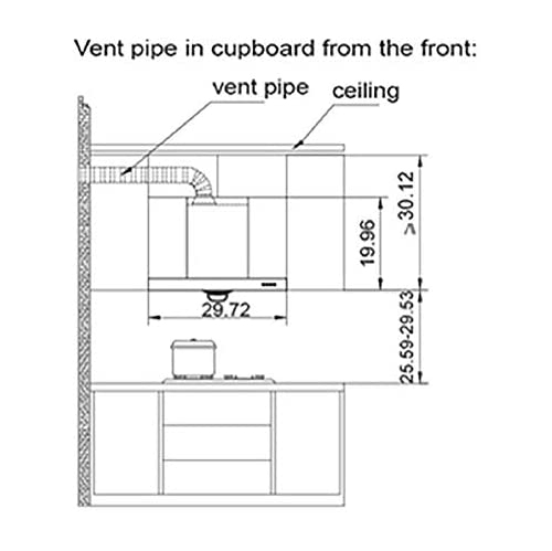 FOTILE 30" 800CFM Stainless Steel Range Hood