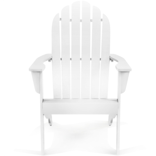 Costway Outdoor Adirondack Chair Solid Wood Patio Garden Furniture