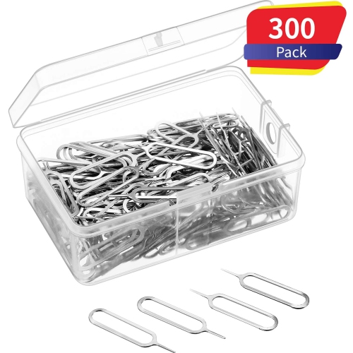 TATUO  200 Pack Sim Card Tray Eject Pin Ejector Removal Tool for Iphone X, 8 Plus, 8, 7 Plus, All Other Iphone Models, Ipads