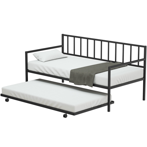 Costway Platform Bed Sofa Daybed Twin, Trundle Sofa Bed Canada