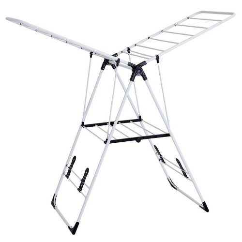 Costway Laundry Clothes Storage Drying Rack Portable Folding Dryer Hanger Heavy Duty