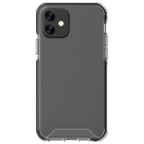 Blu Element DropZone Fitted Hard Shell Case for iPhone 12/12 Pro - Black/Clear