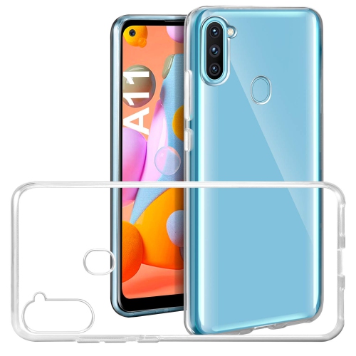 【CSmart】 Ultra Thin Soft TPU Silicone Jelly Bumper Back Cover Case for Samsung Galaxy A11, Clear