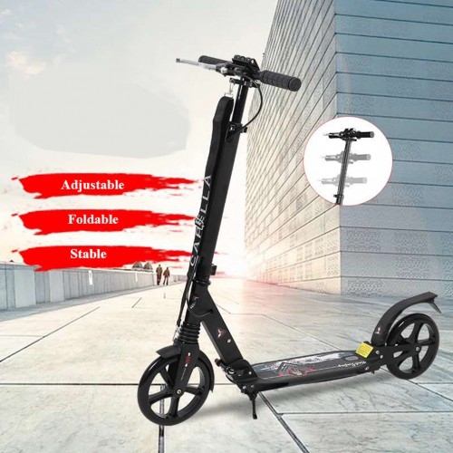 Foldable Adjustable Height Urban 2-Wheel Teenage Adult Kick Scooter