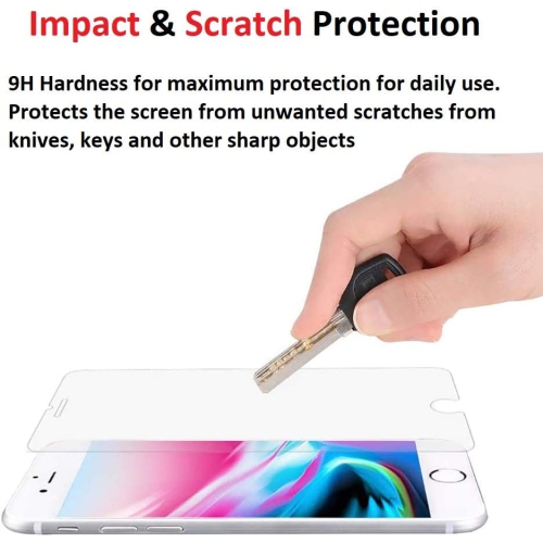 KEEGUARD Screen Protector for iPhone 8 Plus / 7 Plus / 6S Plus / 6 Plus [Case Friendly], Tempered Glass Film Cover