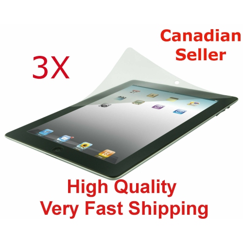 3 X Clear Screen Protector for iPad Pro 11 inch 2018 & 2020 3rd & 4th Gen